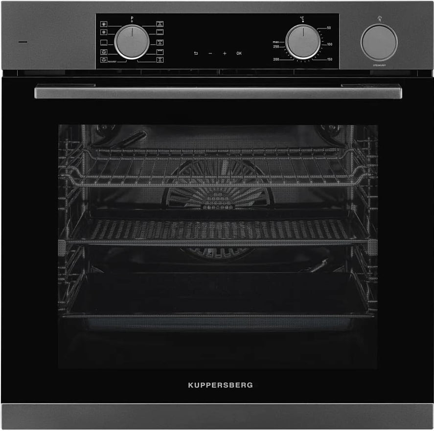 Встраиваемый духовой шкаф электрический Kuppersberg с функцией пара KSO 610 SG RU