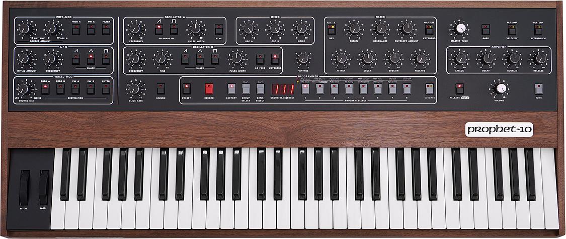 Синтезатор аналоговый Sequential Prophet 10 Desktop Module